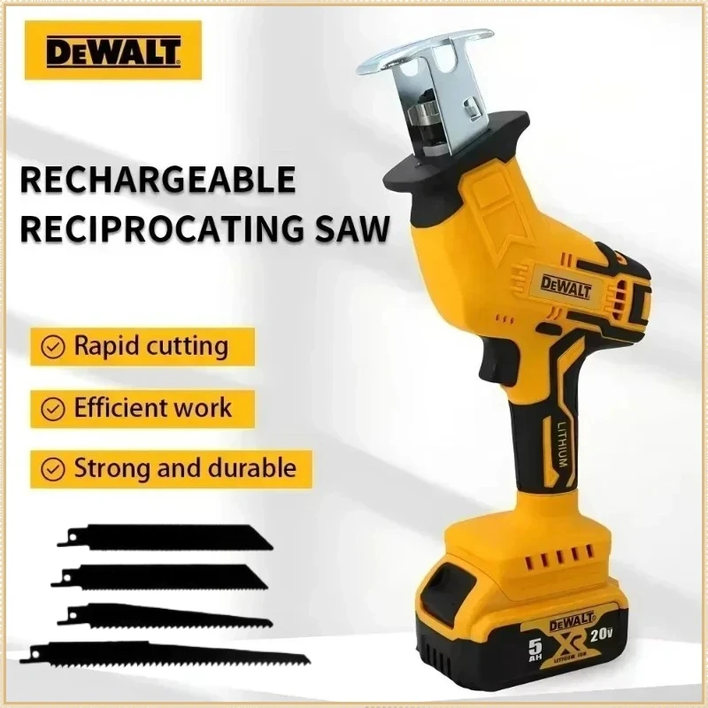 

Аккумуляторная сабельная пила Dewalt 2800 об/мин, бесщеточная, многофункциональная, для резки металла, дерева и труб, совместима с аккумуляторами Dewalt