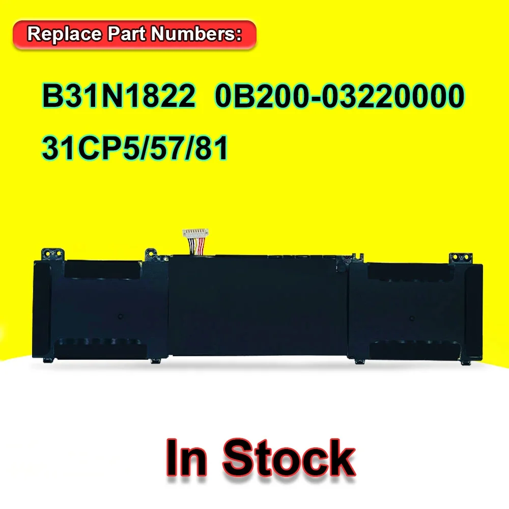 Laptop Battery B31N1822 For ASUS Zenbook Flip 14 UM462 UM462DA UX462DA-AI022T Q406 Q406D Q406DA Series 3ICP5/57/81 11.52V 42Wh