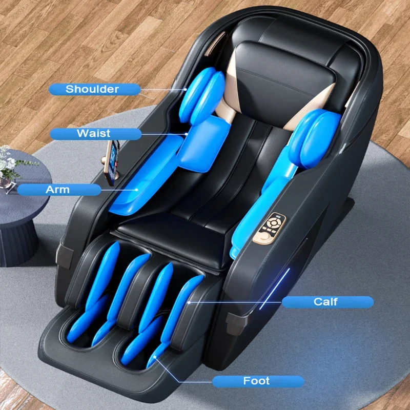 Luxe nieuwste therapie Zero Gravity Relax Full Body slimme muziekfunctie massagestoel