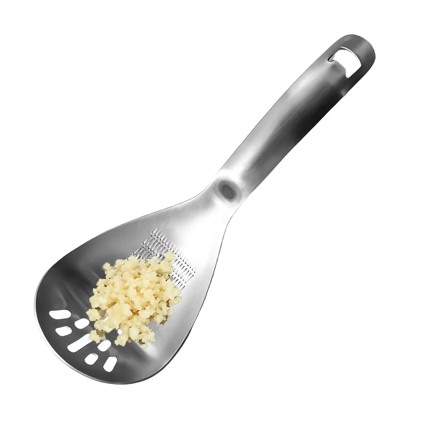Slotted Spoon Set Multi-Purpose Stainless Steel Kitchen Utensil Egg Separator & Masher & Bottle Opener For Home Apartment