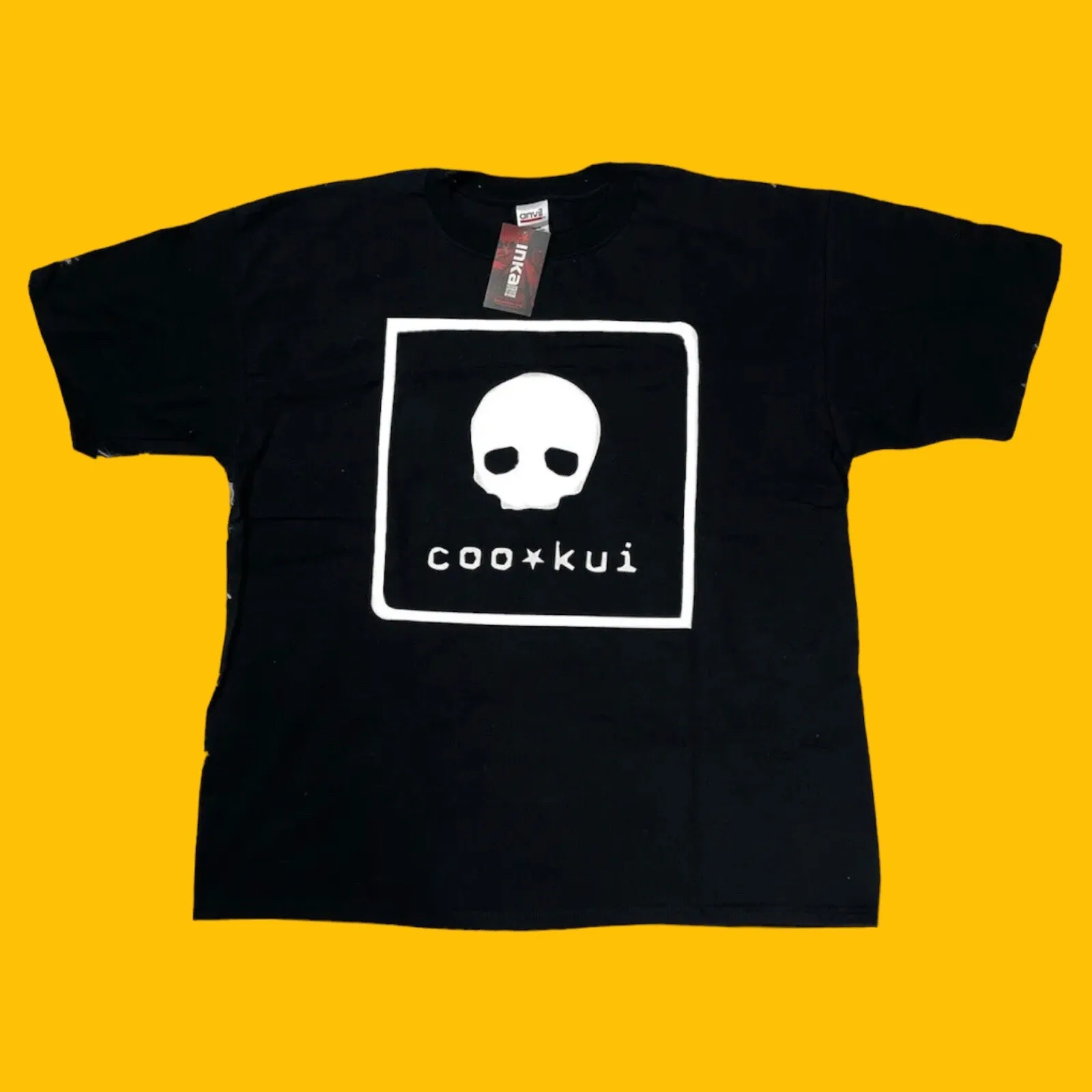 Camiseta Inka Skull Black para hombre 2XL T I'll be your boogey man con cuello redondo