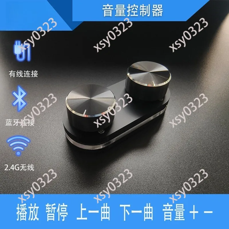 

Wired & Bluetooth USB Volume Controller, Multimedia Custom Keypad for PC Speaker Audio Control
