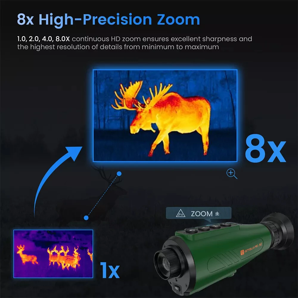 Thermal Imaging Monocular AI Super-resolution384*288 Night Vision Goggles Multiple Scenes Handheld IR Telescope Better Than Ai15