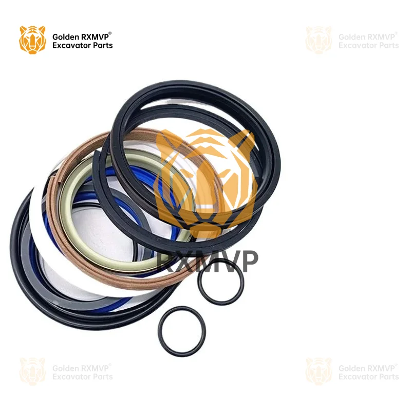 Fot Hyundai r55 60 80 150 215 225 305Large  medium and small bucket arm Oil Cylinder Oil Seal Repair Kit Excavator Parts