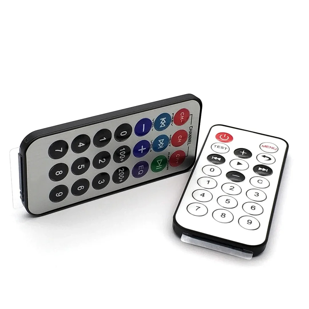 Receptor IR Receptor de audio Bluetooth Control remoto MP3 Control remoto por infrarrojos 17 Control remoto de 2021 teclas (sin baterías)