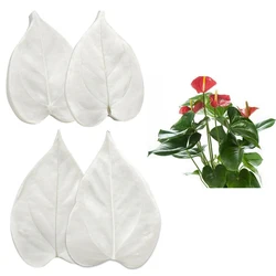 4pcs/Set Anthurium Leaf Sugarcraft Veiner Formy Silikonowe DIY Handmade Fondant Flower Clay Mould Cake Decorating Tools Bakeware