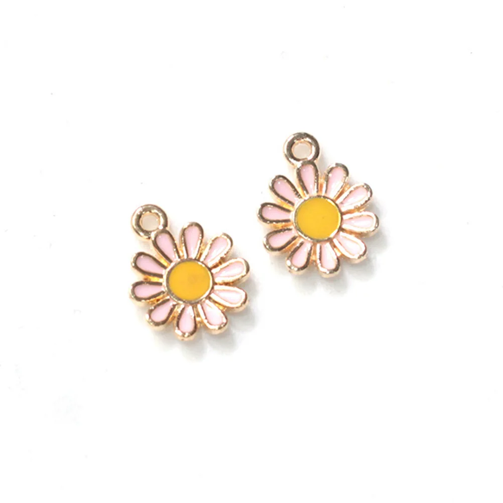 

60Pcs Alloy Daisy Flower Pendants Charms DIY Earring Necklace Bracelet Accessories Jewelry Making Set Daisy Flower Pendants