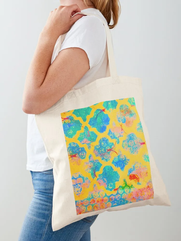 الأصفر والأزرق المغربي نمط حمل حقيبة المتسوق حقيبة امرأة المتسوق حقيبة يد أكياس دي التسوق قماش حمل حقيبة