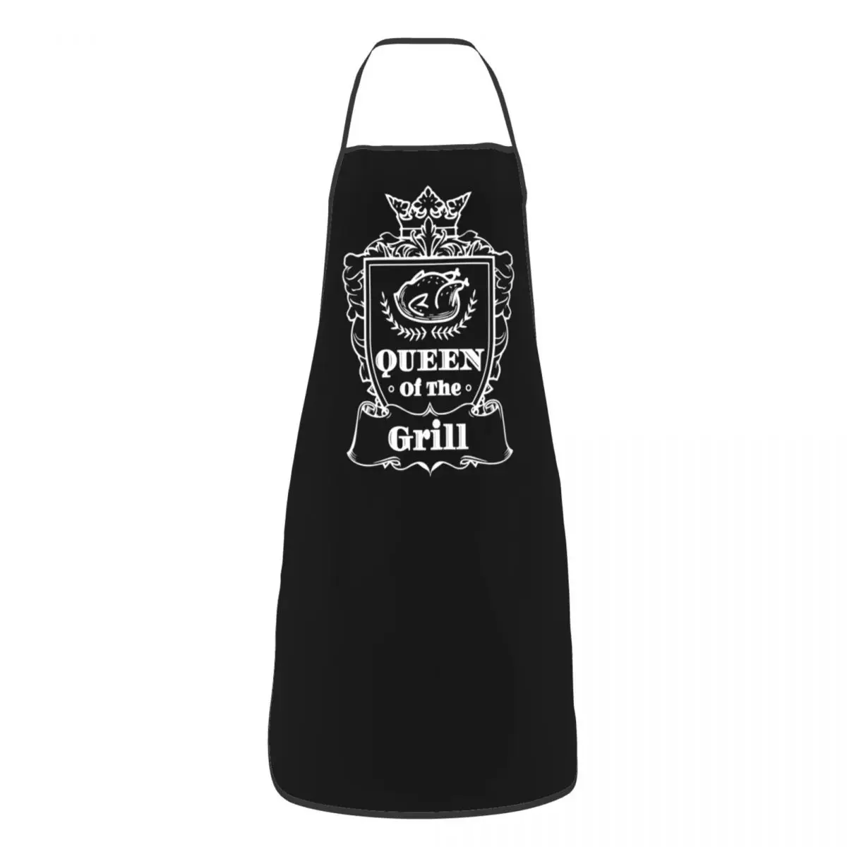 Queen Of The Grill Apron for Women Men Unisex Bib Great BBQ Barbecue Cooking Kitchen Tablier Cuisine Chef Painting