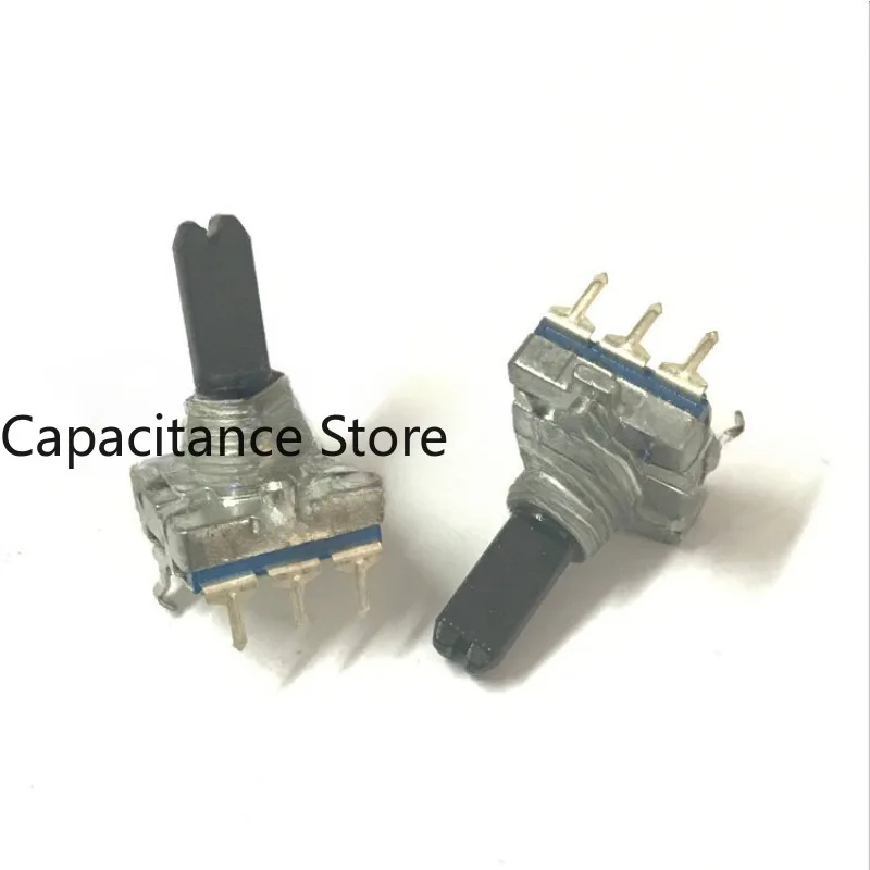 5PCS High quality EC16 rotary encoder 24 positioning pulse/no  amplifier volume potentiometer shaft length 20mm