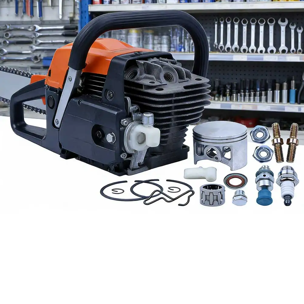 

Replacement For 56mm Big Bore Cylinder Kit For MS660 066 Chainsaw Pupart Engine Dirt -Pit Parts Cylinder Kit Fit The MS660