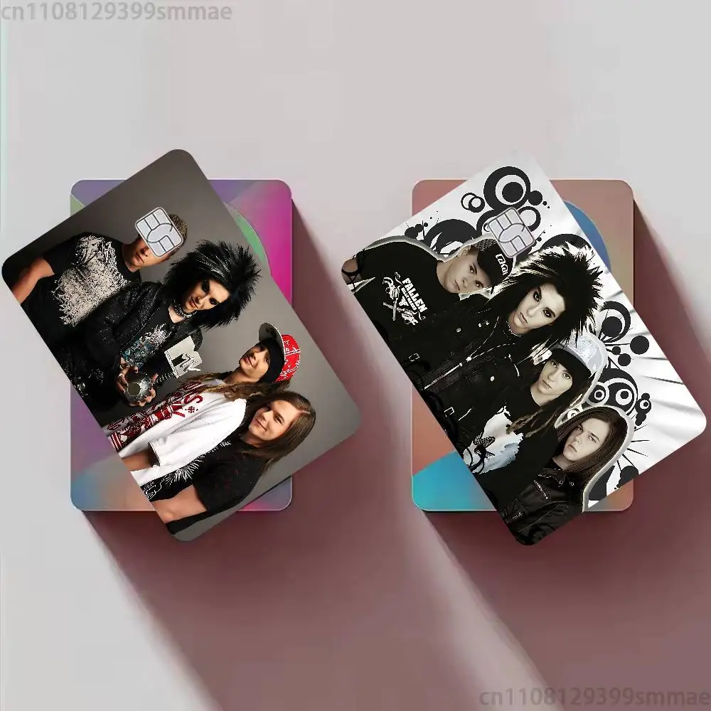T‑tokio Hotel Singer Credit Card Skin Stickers for Bank Card Bus Metro Card Sticker Waterproof Women Gift
