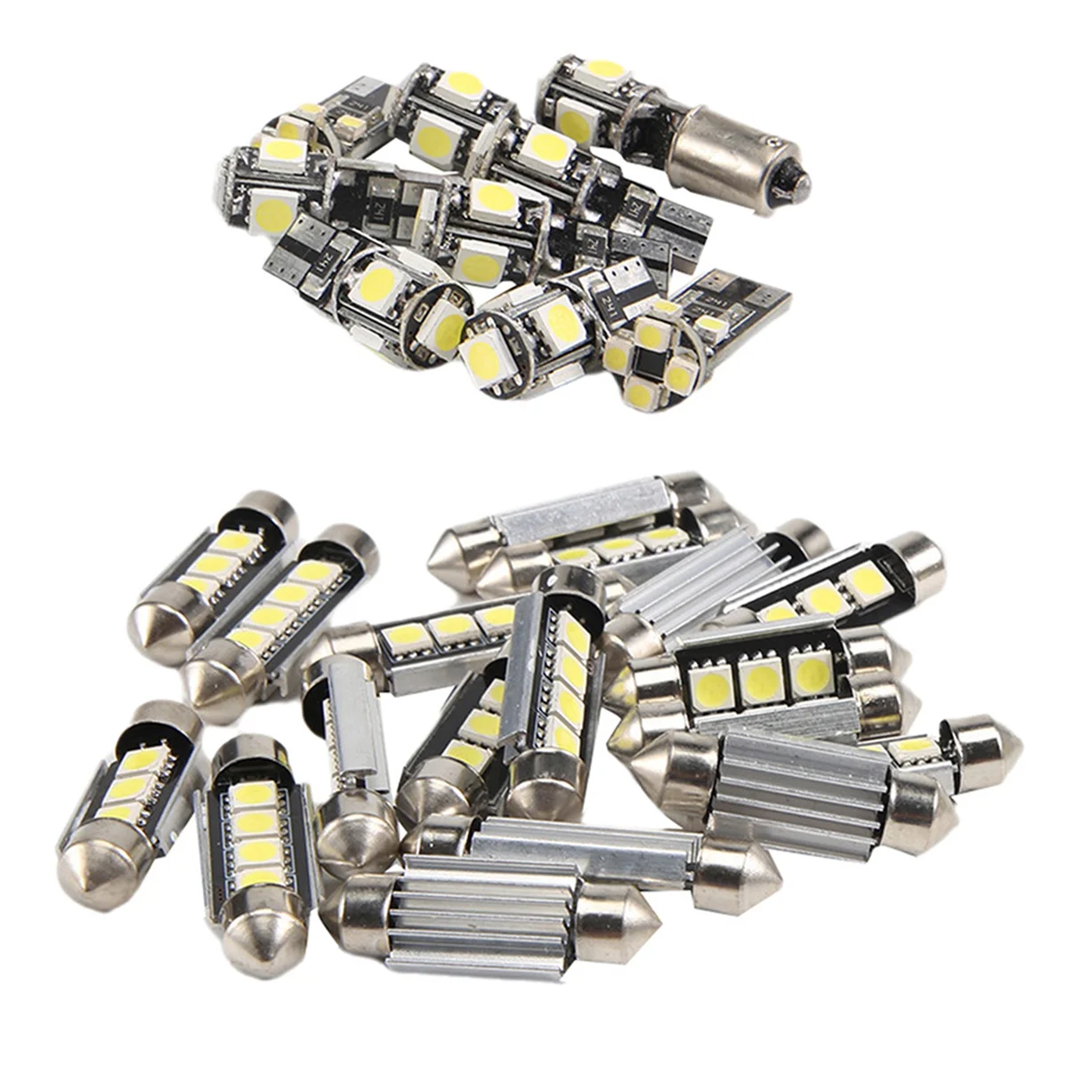 차량용 화이트 LED 조명 키트, 메르세데스 벤츠 E 클래스 W211 2002-2008, 27 개