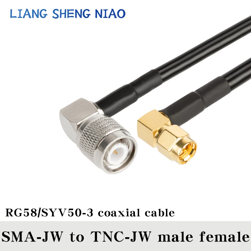 

TNC Male to SMA Male Plug RG58 Low Loss Extension Cable TNC to SMA to TNC plug cable RF Coax Adapter Cable 50 ohm 0.3m-30m