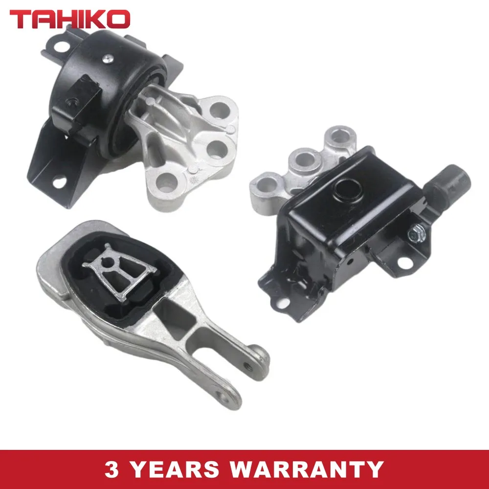 3PC Engine Motor & Trans Mount Set Fit for Chevrolet Sonic 1.4L, 1.6L, 1.8L,94534037, 95350019, 95190896