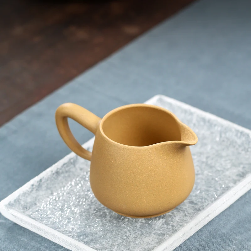 【Tao Yuan】Yixing Raw Ore Boccaro Cup Pure Handmade Kung Fu Tea Cup Segment Mud Tea Cup Pitcher 260cc