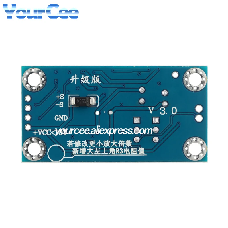 2pcs/1pc AD620 AC DC Microvolt MV Voltage Amplifier Signal Instrumentation Board Module 7660A 3-12VDC