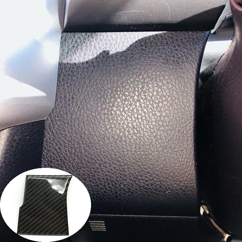 For Toyota Highlander 2015 2016 2017 2018 Carbon Fiber Ignition Start Stop Button Switch Key Hole Frame Cover Protective Trim