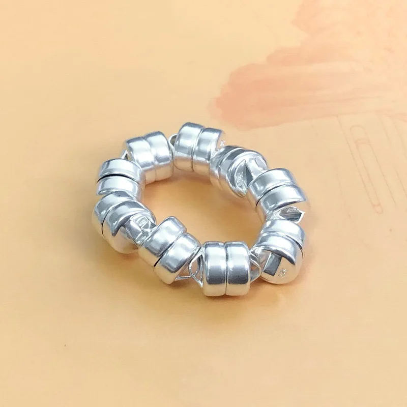 925 Sterling Silver 5.5MM Magnetic Clasps Silver Jewelry Accessories Clasps for Necklace Making Handmade Jewelry Findings