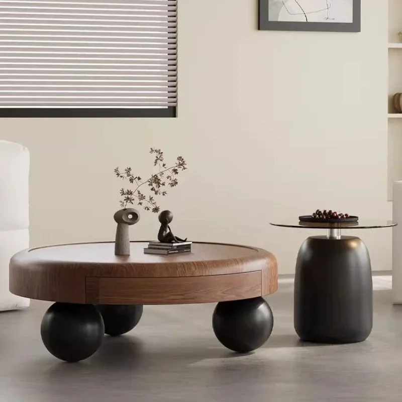 

Portable Modern Coffee Table Exterior European Storage Minimalist Coffee Table Nordic Vintage Mesa De Centro Sala Home Furniture