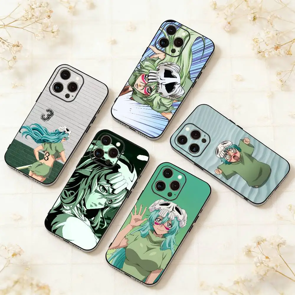 

B-BleachS N-Nelliel-s Phone Case For iPhone 17,16,15,14,13,12,11 Plus,Pro Max,XS,Soft Silicone Black Cover
