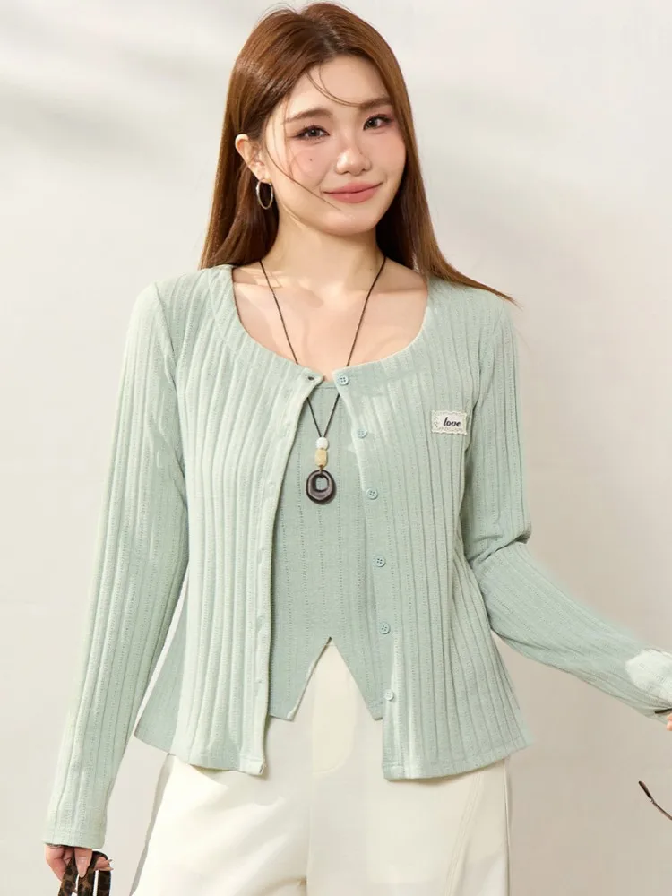 Picture 5: 1XL-5XL Plus Size Women's Clothing Spring Autumn Fashion Elegant Tops O-Neck 3XL 4XL Plus Big Size Women's Long Sleeve T-shirt
