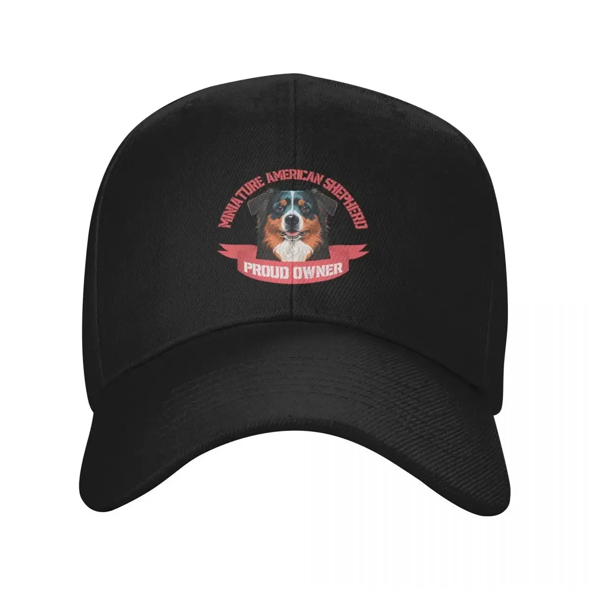 2026 Proud dog owner - Miniature American Shepherd Baseball Cap fishing hat Golf Cap Fashion Beach Girl Men's