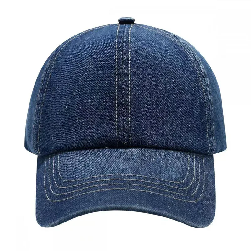 Regulowany kapelusz przeciwsłoneczny Dziewczęca czapka bejsbolówka z otworem na kucyk Vintage Damska bawełniana czapka sportowa Outdoor Wędkarstwo Polowanie Czapki typu Snapback DIY Logo