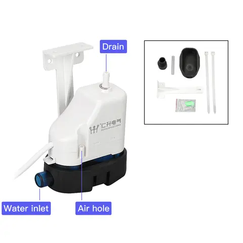 220V 24L/H 40L/H 자동 매우 조용한 응축수 펌프 RS-24C/40C 응축수 리프트 펌프 1-3P 온 후크 에어컨 배수