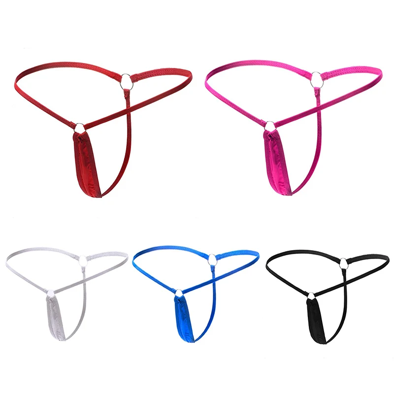 Sexy Thong Thin Strap Women's Panties Exotic Lingerie T Back Ladies Thongs Low Waist Micro Mini G-String Female Underwear TANGA