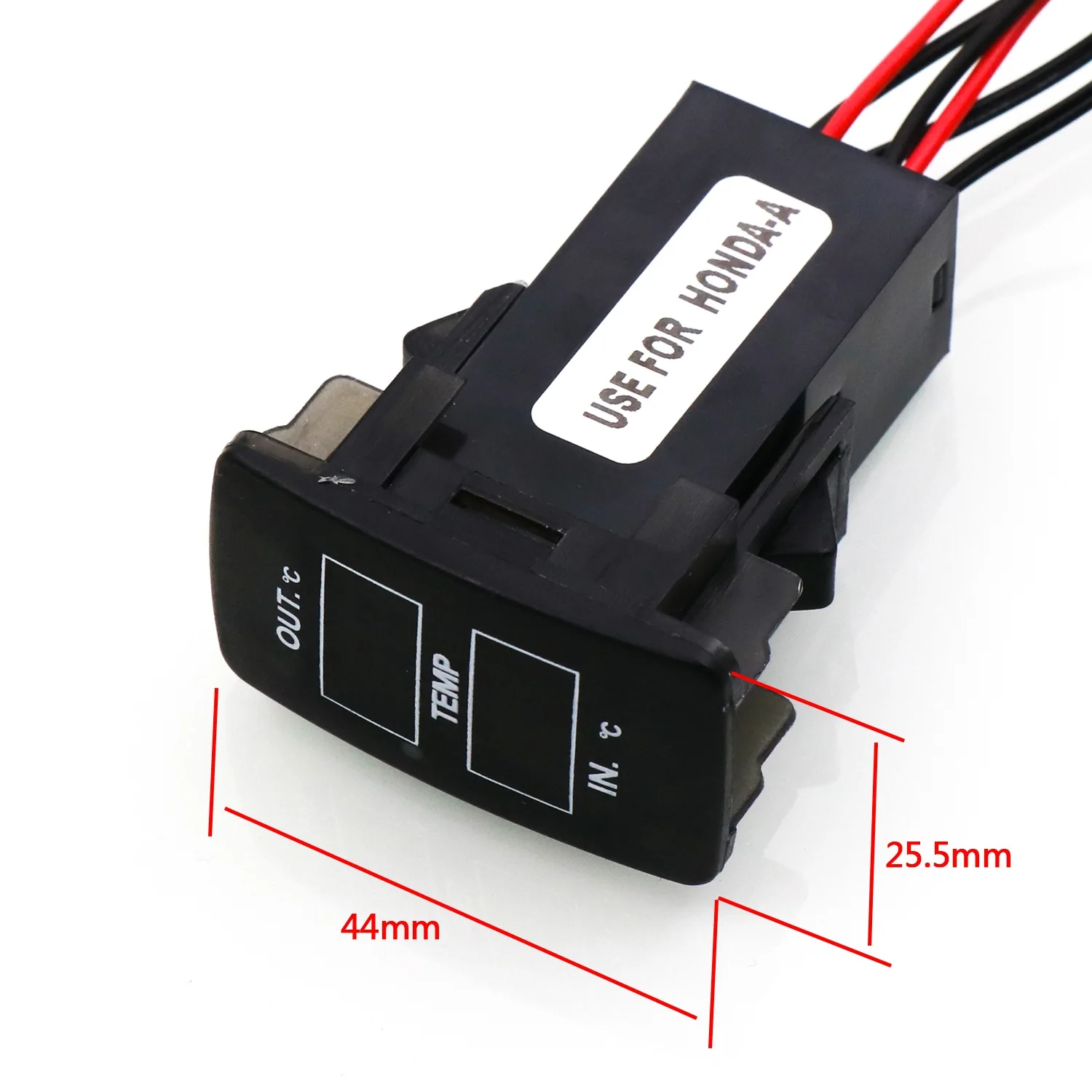 

Dual Temperature Display Inside And Outside The Car Dual Temperature Sensor For Honda Civic CRV Fit Jazz City Accord-AS55