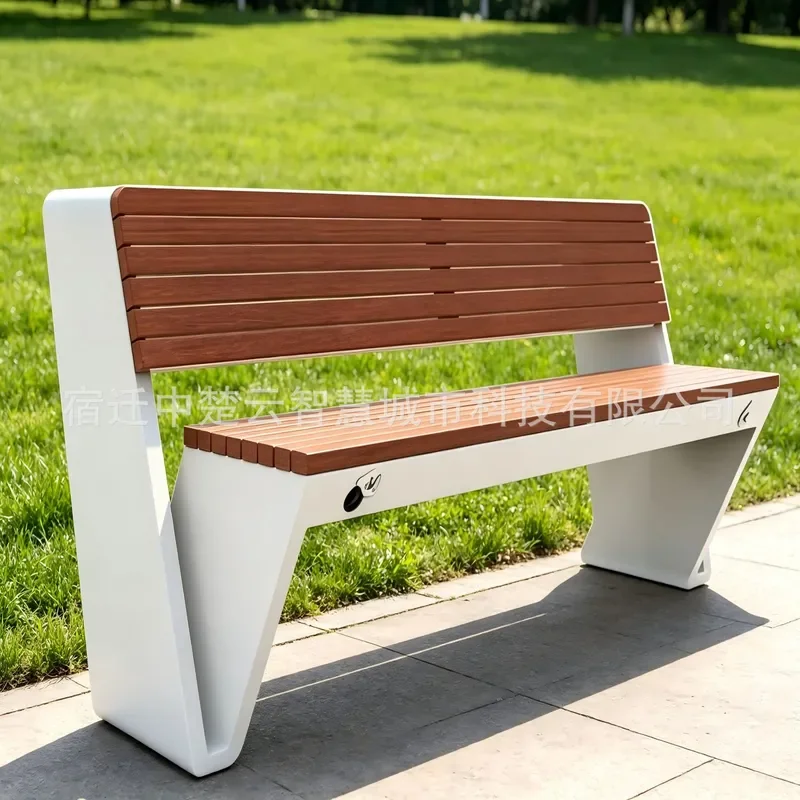 for Photovoltaic Smart Seat Outdoor Park Solar Charging Chair WIFI Multifunctional Leisure Chair Source Factory