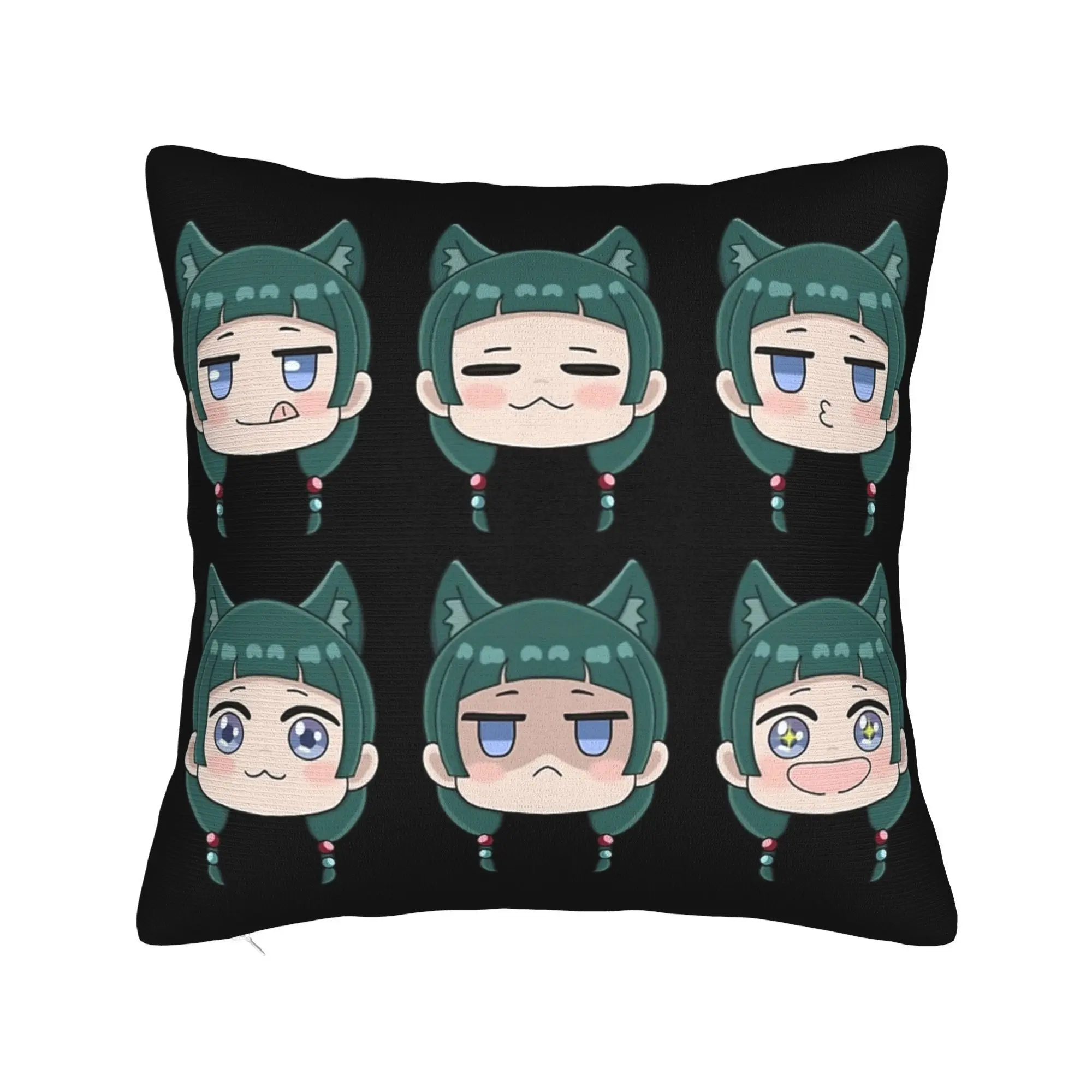 Maomao The Apothecary Diaries Pillowcase Soft Fabric Cushion Cover Decor  Pillow Case Cover Home Square 45X45cm