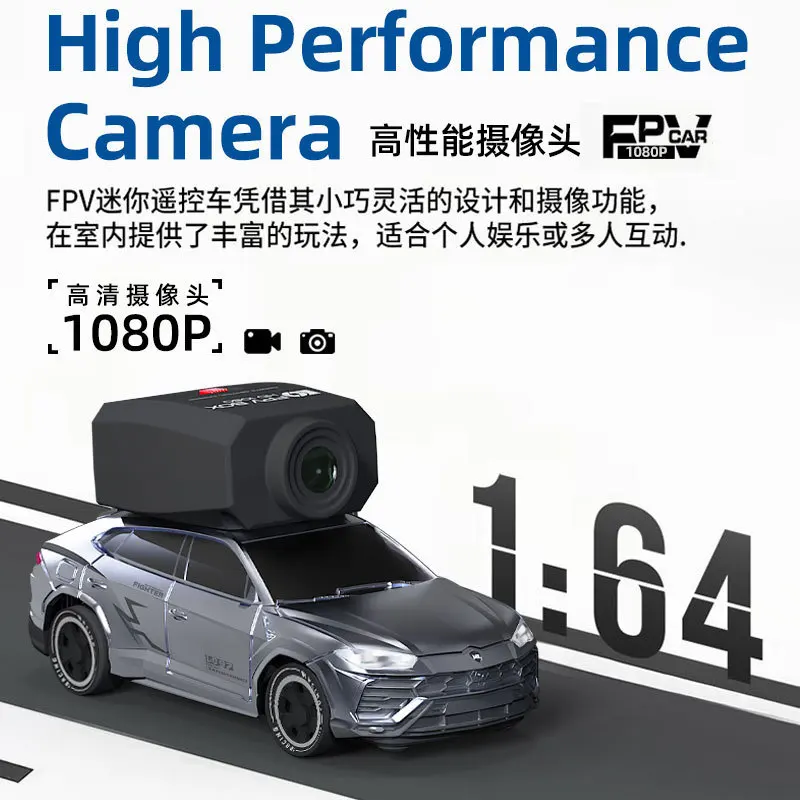 Carro de Controle Remoto RC AE86, Novo Carro de Controle Remoto 1:64, Veículo Elétrico de Nova Energia, Modelo de Carro de Brinquedo para Meninos, Carro de Corrida Drift