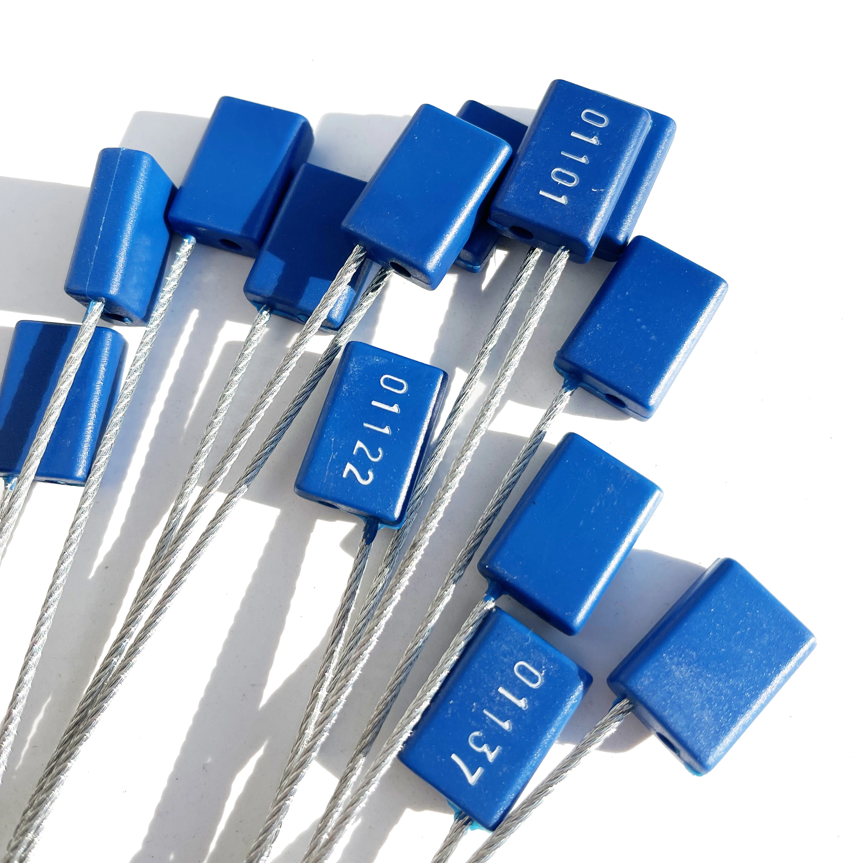 30cm 10pcs Zinc Alloy Container Seals QR Code Disposable Cable