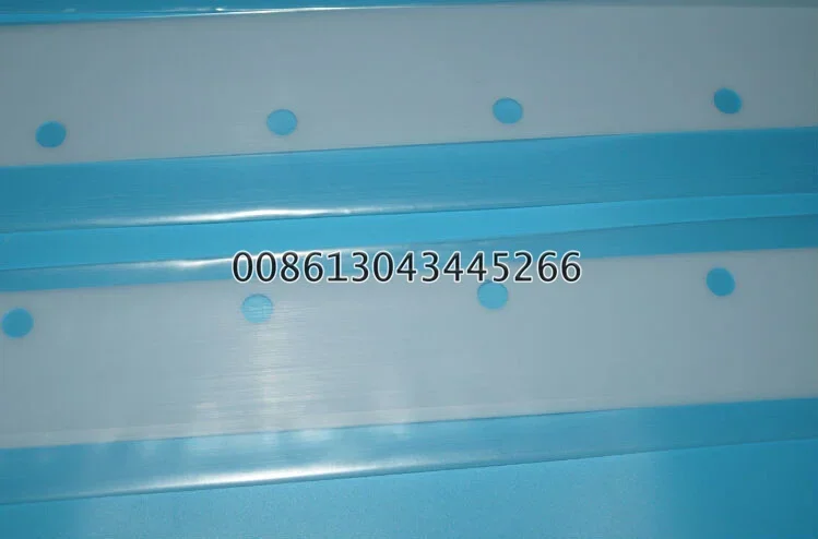 Best Quality 5 Pieces 764-4601-501 Komori L440 machine wash up blade 1105x50x1mm,15 holes,7644601501 Komori plastic washup blade