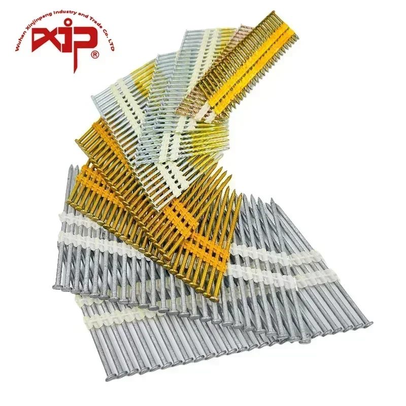 

Framing Nails High Hardness Mixed High Hardness 21 Degree Plastic Strip Framing Nails for Construction Industry Uñas Clavo