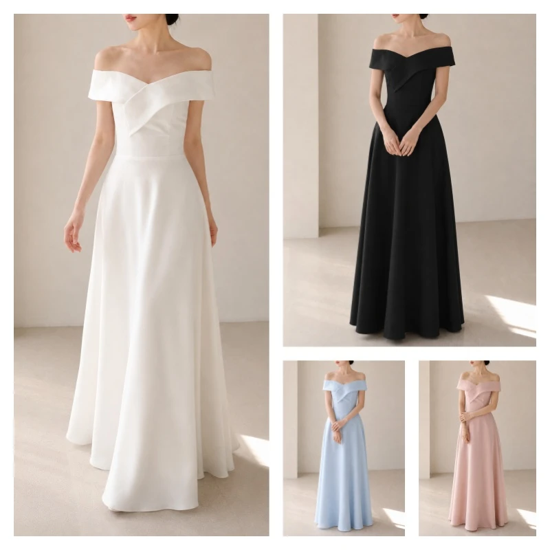 robes-de-demoiselle-d'honneur-longues-et-elegantes-robe-de-mariee-simple-pour-femmes-nouvelle-robe-de-soiree-couleur-bonbon-personnalisable