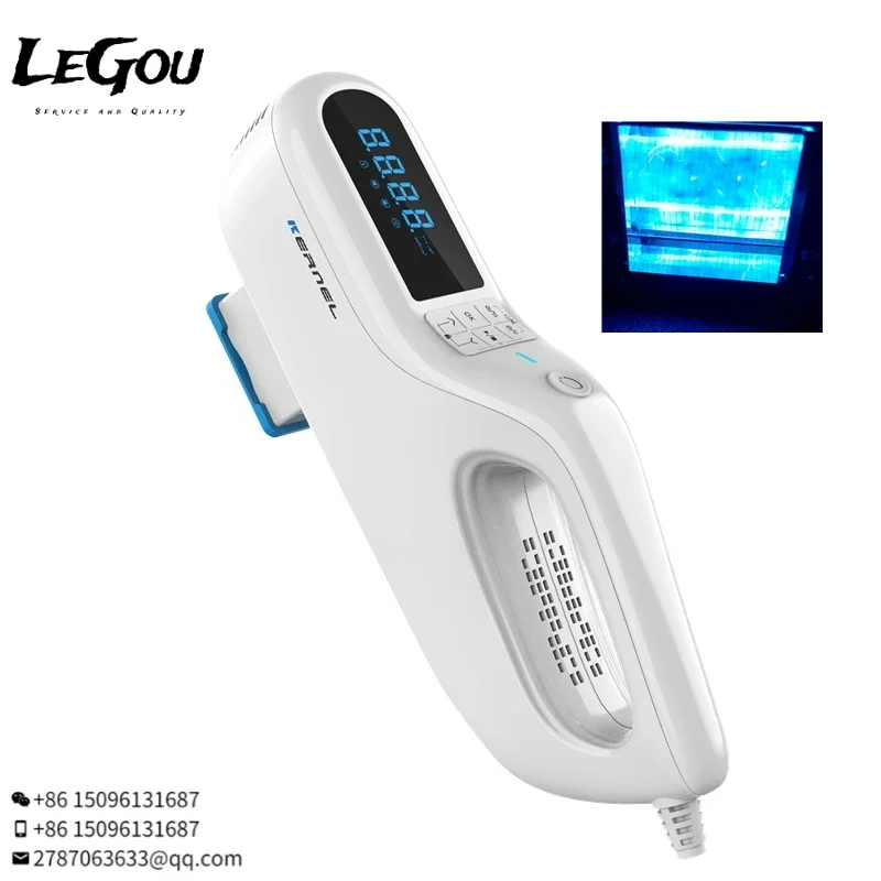 New portable mini 308 excimer laser KN-5000F targeted phototherapy 308nm excimer light therapy for psoriasis vitiligo eczema