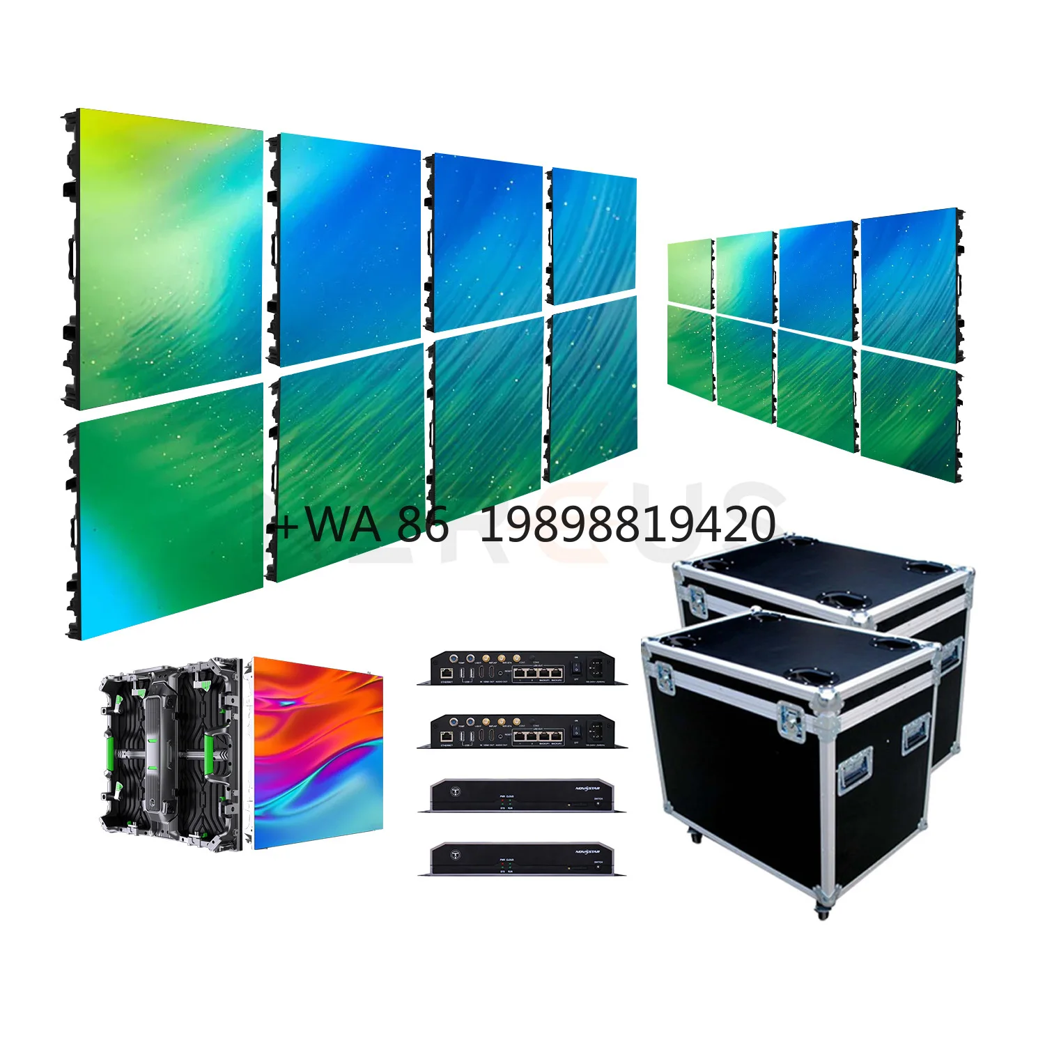 

500x1000mm 500x500mm Led Video Wall Discounts Led Display Outdoor P3.91 P4.81 Led Screen Panel Pantalla