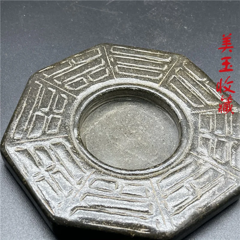 Jade Hongshan Budaya Gaoyu meteor magnet batu objek bekas barang benda tua ornamen inkstone gosip