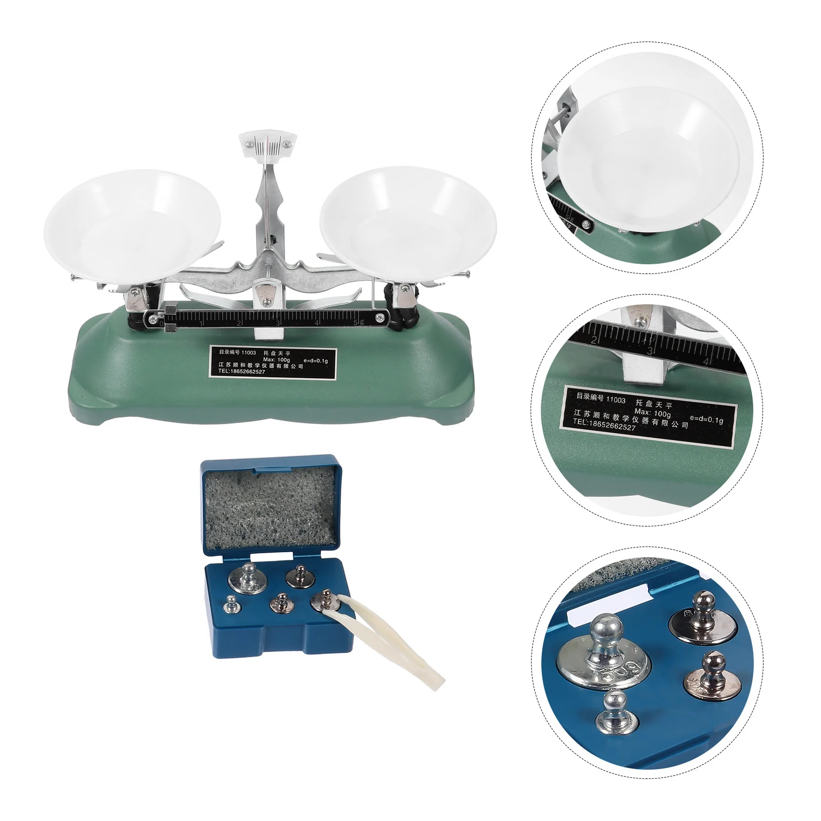 1Set Balance Scale Physical Experiment Table Stable Material Educational Physics Test Laboratory Instrument Platform Science