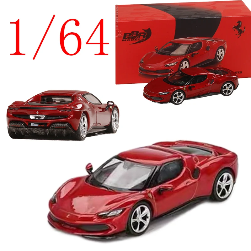 

BBR Diecast 1/64 Scale Ferrari Alloy Model Car Ferrari 296 GTB Ferrari Rosso Imola Play Vehicles Toys for Boys Gift Original Box