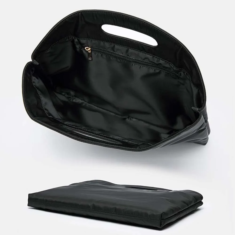 Document Case Large Capacity Handbag Simple and Portable Handheld Briefcase Wreath Series Business Office Storage Bags