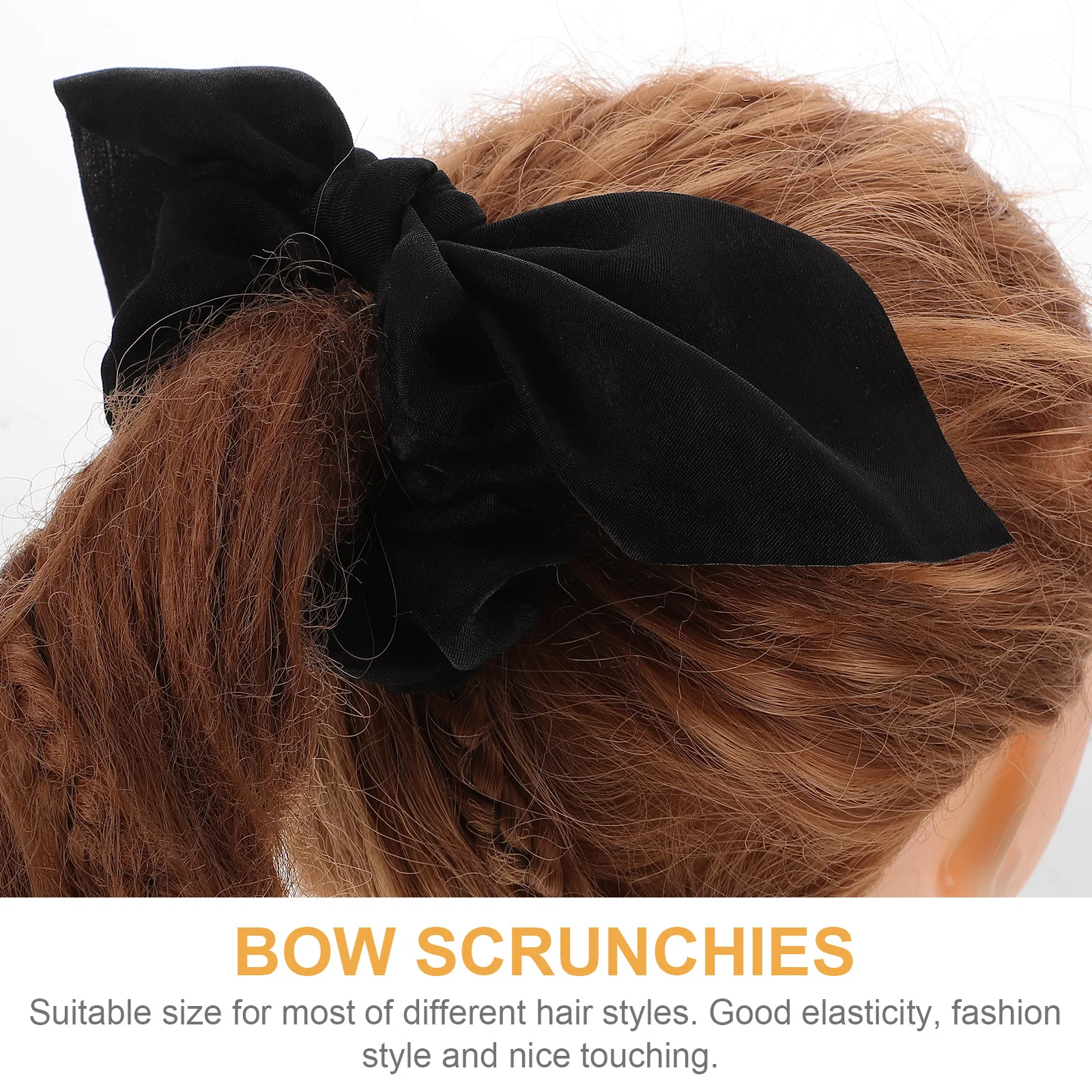 

10pcs Bunny For Women Ties With Bows Accessories All Ropes Hair Scrunchies Lengths Frizz-Free Hold Hair Accessories