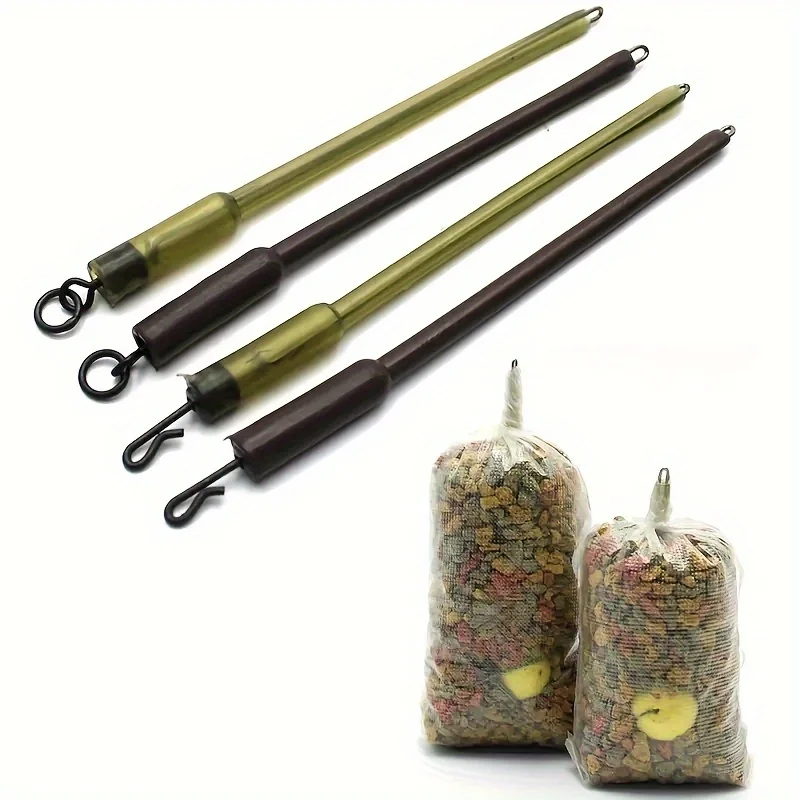 8 Stück Karpfenangel-QC-PVA-Verbinder-Wirbel, Schnellwechsel-Stahl-Angelwirbel für Karpfenrig und PVA-Feeder-Setup