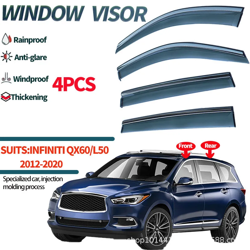 

Suitable for INFINITI QX60 rain or shine shield INFINITI QX60 L50 2012+ Window visor