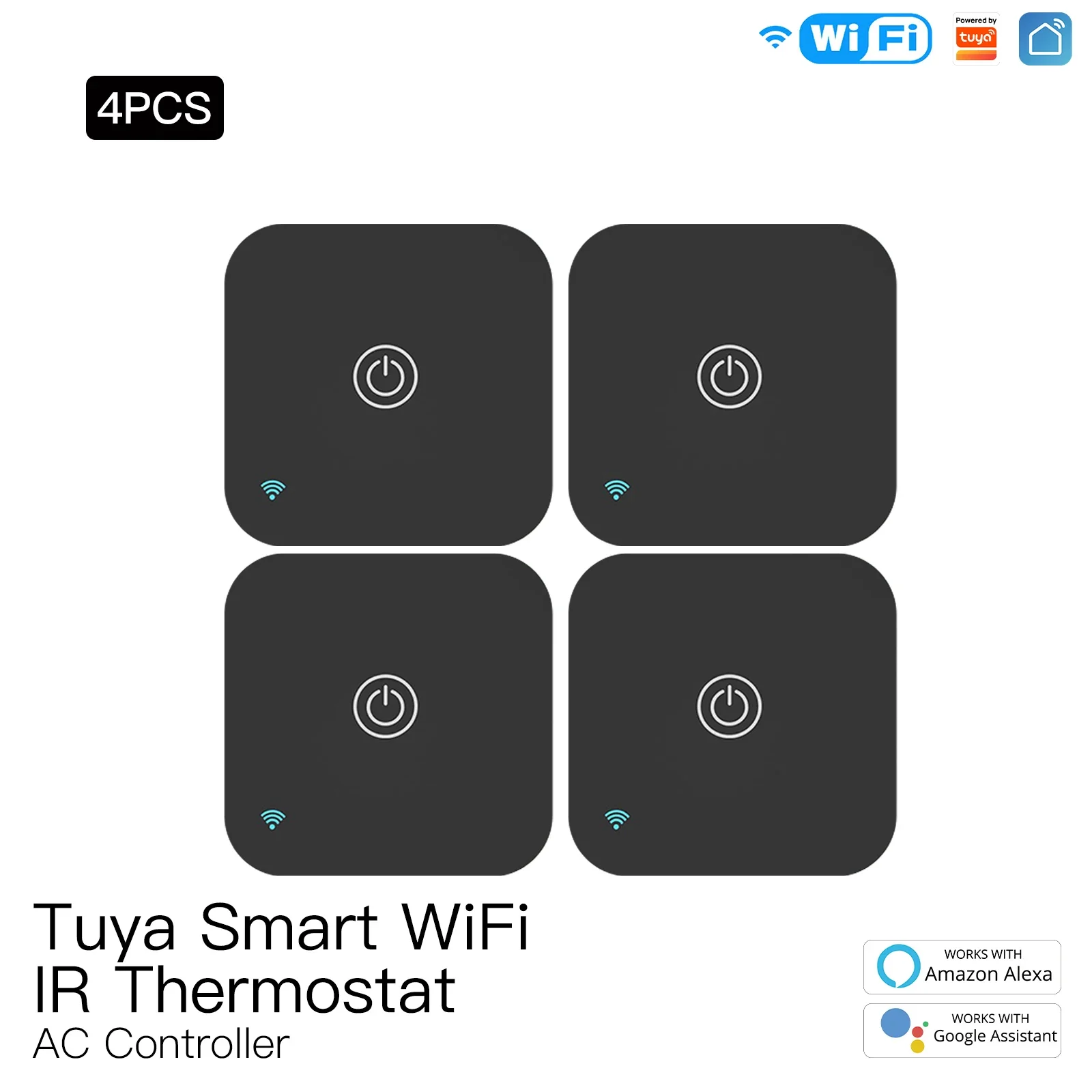 MOES Tuya WiFi IR Thermostat AC Controller Fernbedienung Temperatur und Feuchtigkeit Sensor Smart Life Sprachsteuerung Alexa Google