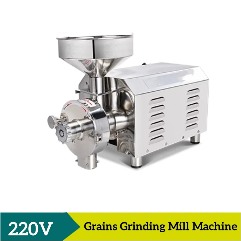 

2200 Вт мельница для зерна, 1500 об/мин, соя, пшеница, рис, кунжут, порошок чили, шлифовальный фрезерный станок