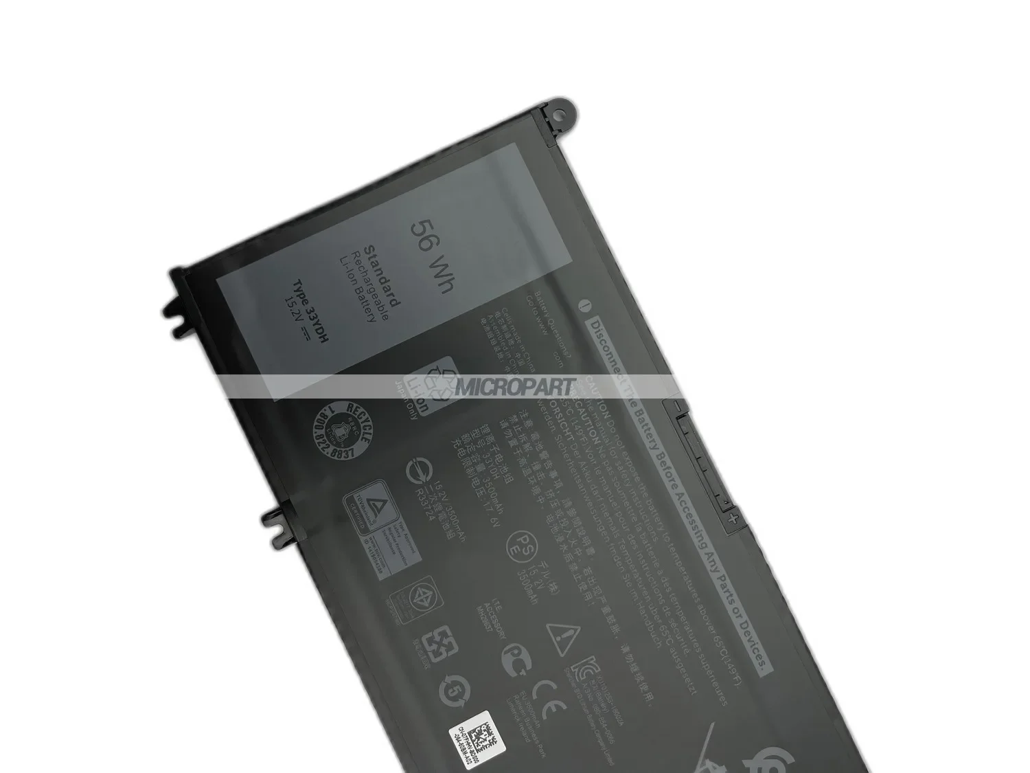 Imagem -04 - Substituição Li-ion Bateria para Dell Bateria do Portátil para Dell Inspiron 17 7778 Inspiron 17 7779 56wh 33ydh 15.2v Longa Duração da Bateria